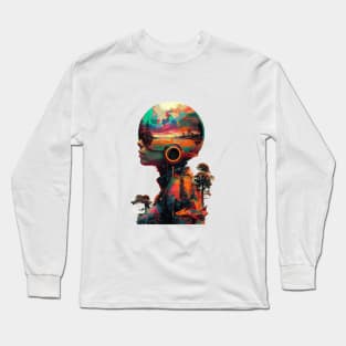 Sci-Fi Girl Long Sleeve T-Shirt